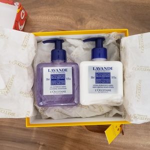 L'occitane hand soap and lotion